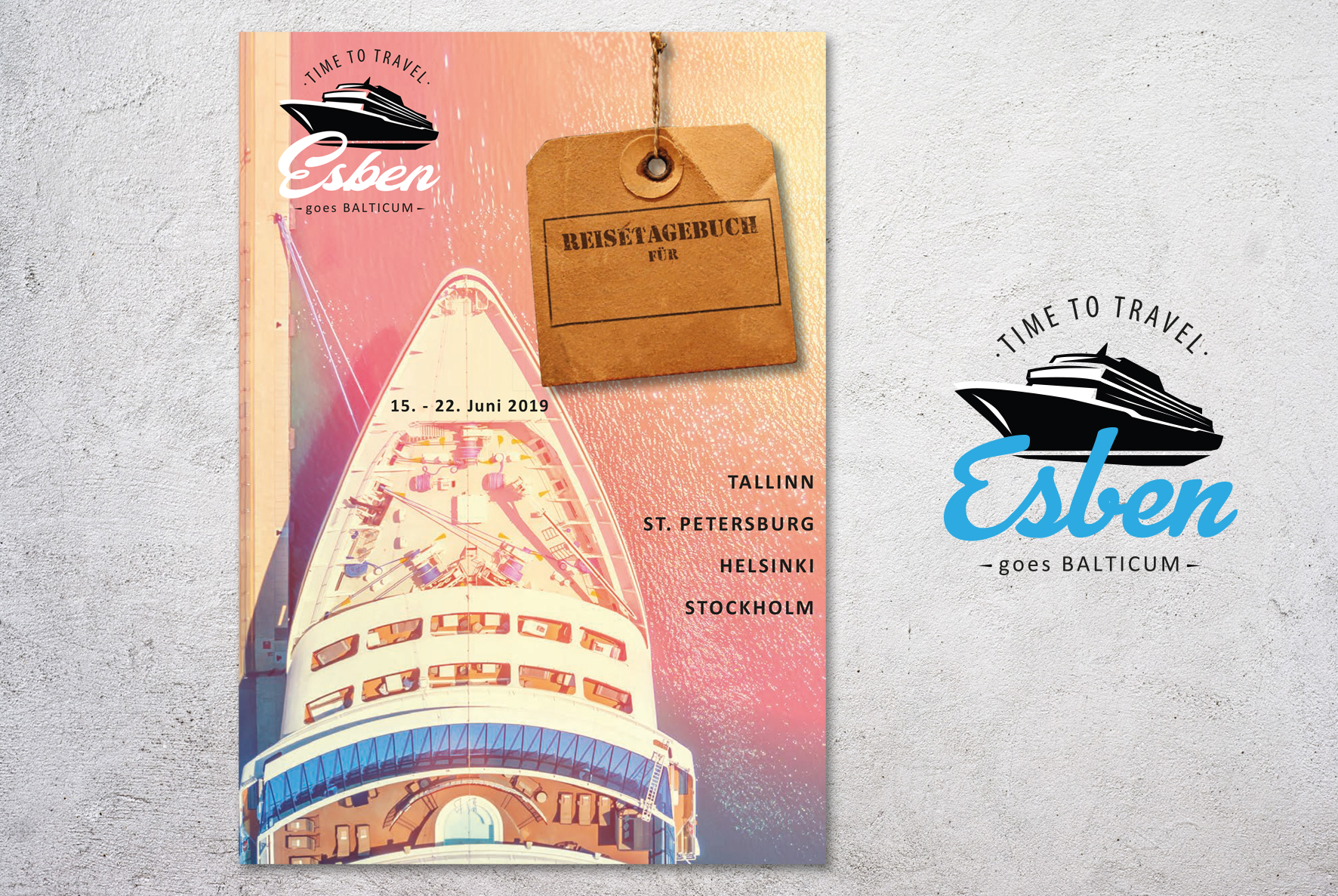 Editorial Design Reisetagebuch (Titel)